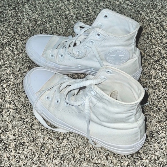 Converse Chuck Taylor All Star High-Top Sneaker White on White - Picture 4 of 4